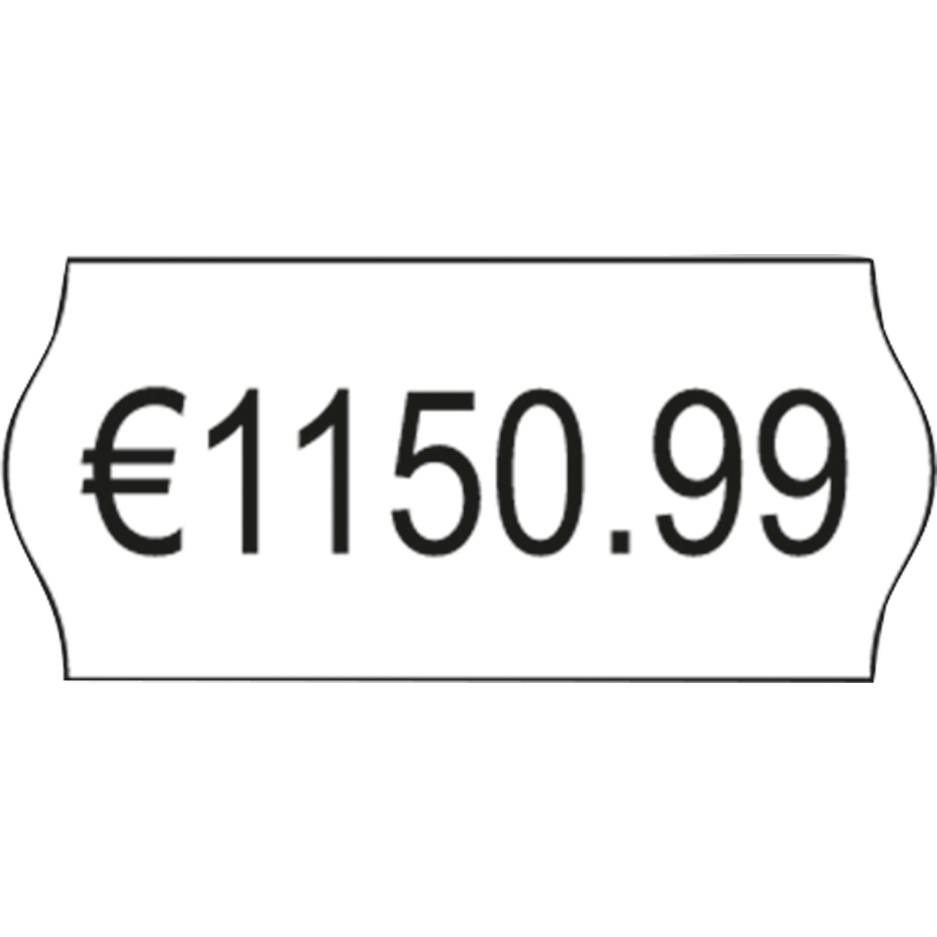 Endlosetikett 12x26mm 15.000 St./Pack.