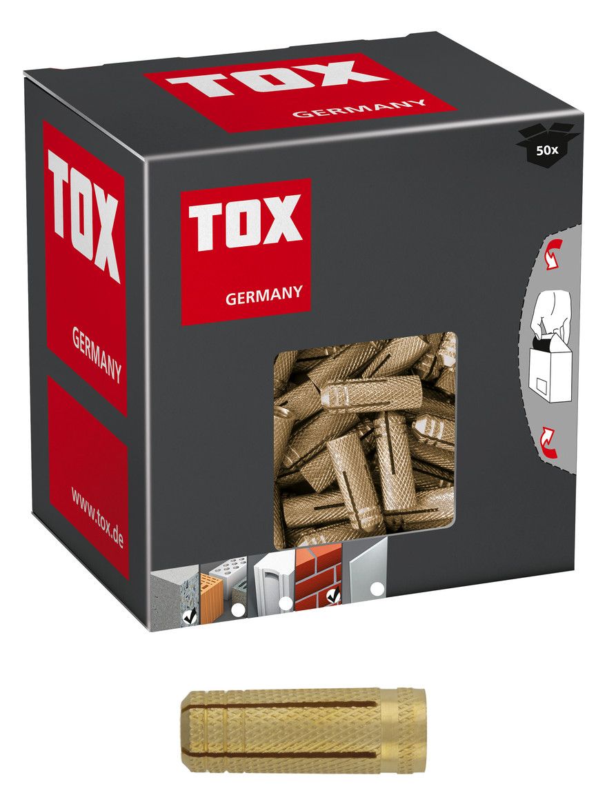 TOX Messing-Spreizdübel, Metrix
