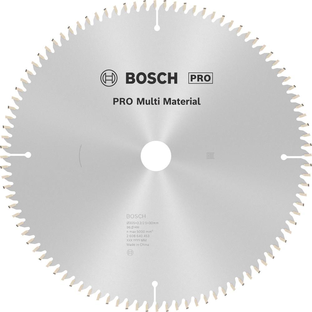 HM-Kreissägeblatt 305x3,2/2,5x30 96Z Bosch VE à 1 Stück Multi Material