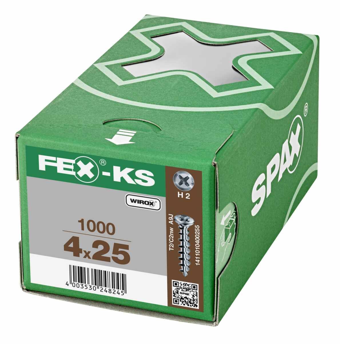 Spax Fex Ks Fensterbauschr.Opt. 4.0x25 VE1000