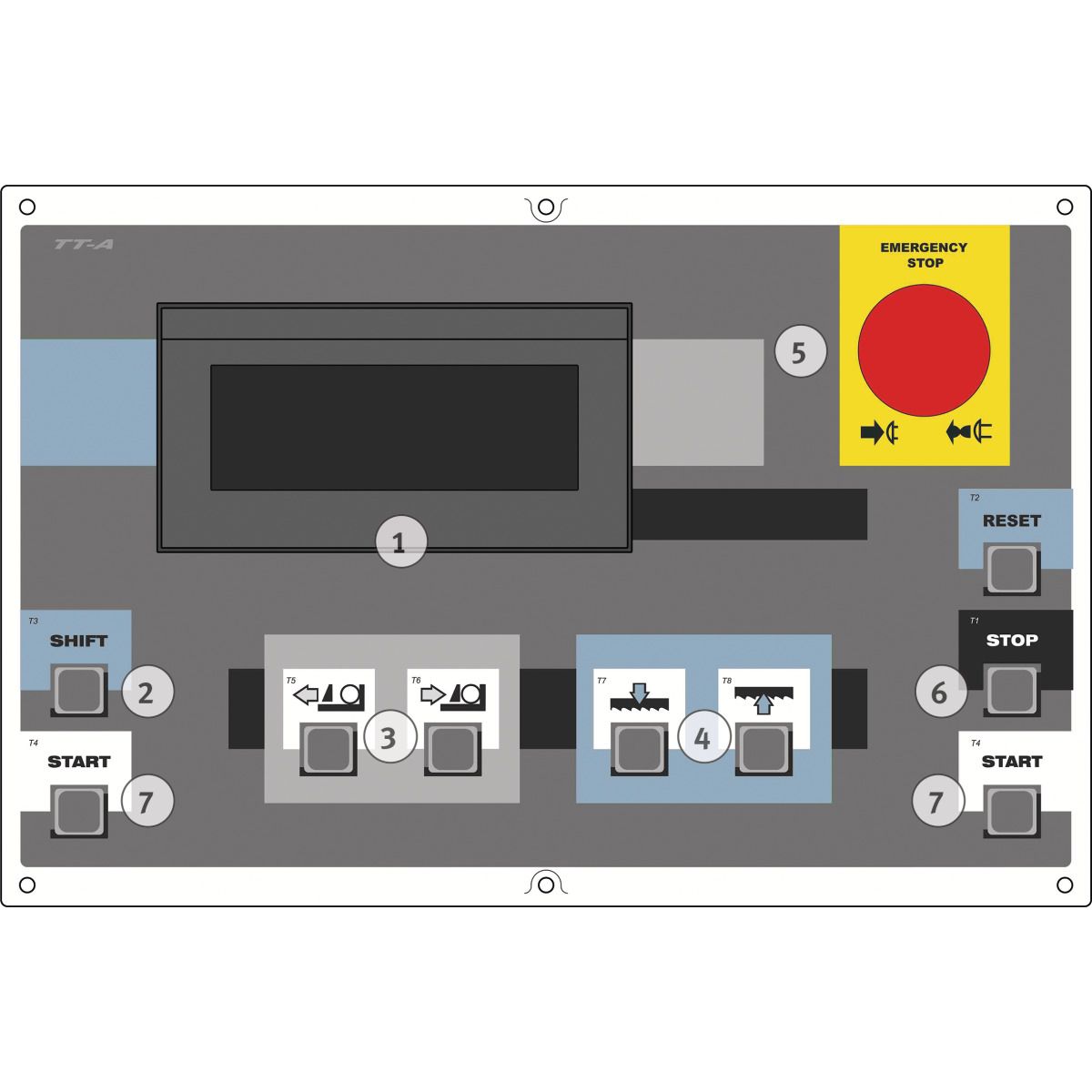 Halbautomatische Schwenkrahmen-Metallbandsäge Metallkraft BMBS 360 x 500 HA-DG