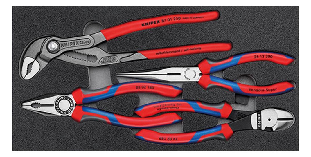 KNIPEX Zangensatz, verchromt