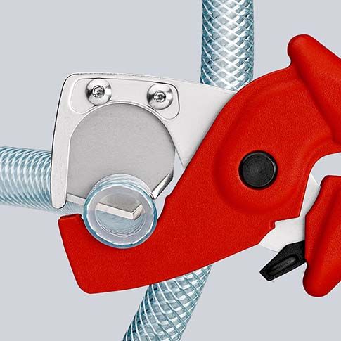 KNIPEX PlastiCut® Schlauch- und Schutzrohrschneider aus zähem,