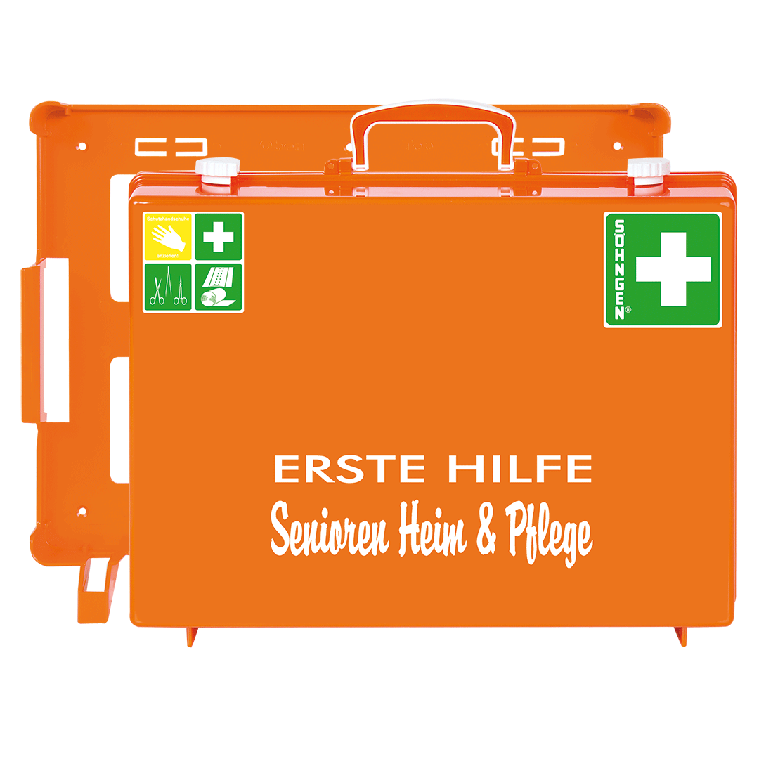 Erste-Hilfe Senioren Heim und Pflege MT-CD orange gefüllt