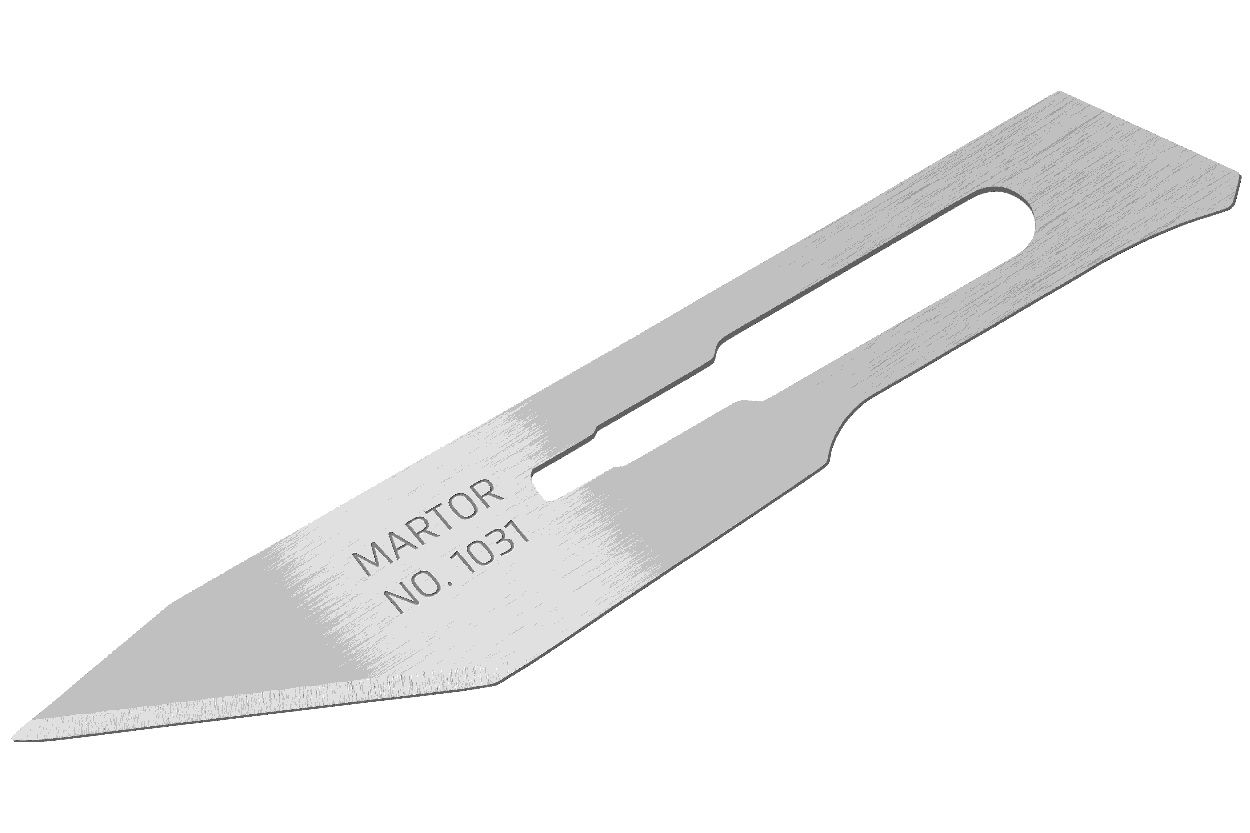 MARTOR Ersatzklinge SKALPELLKLINGE 1031 Spezialschliff | 10 Stück