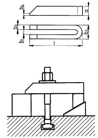 Spanneisen DIN6315B 6,6x60mm AMF