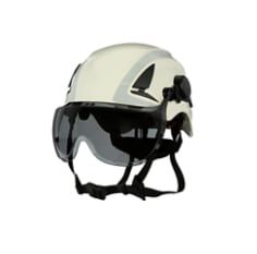 3M™ SecureFit™ Kurzvisier für 10.02 der Serien X5, X5000 und X5500, grau, Antibeschlag-/Antikratz-Beschichtung, Polycarbonat, X5-SV02-CE