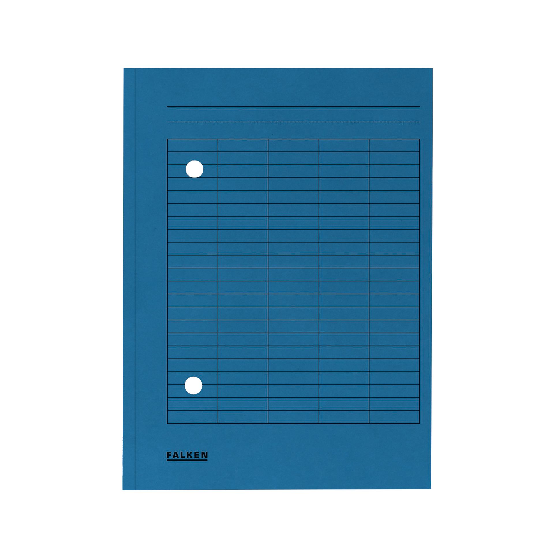 Umlaufmappe A4 2 Sichtlöcher bl 100 St./Pack.