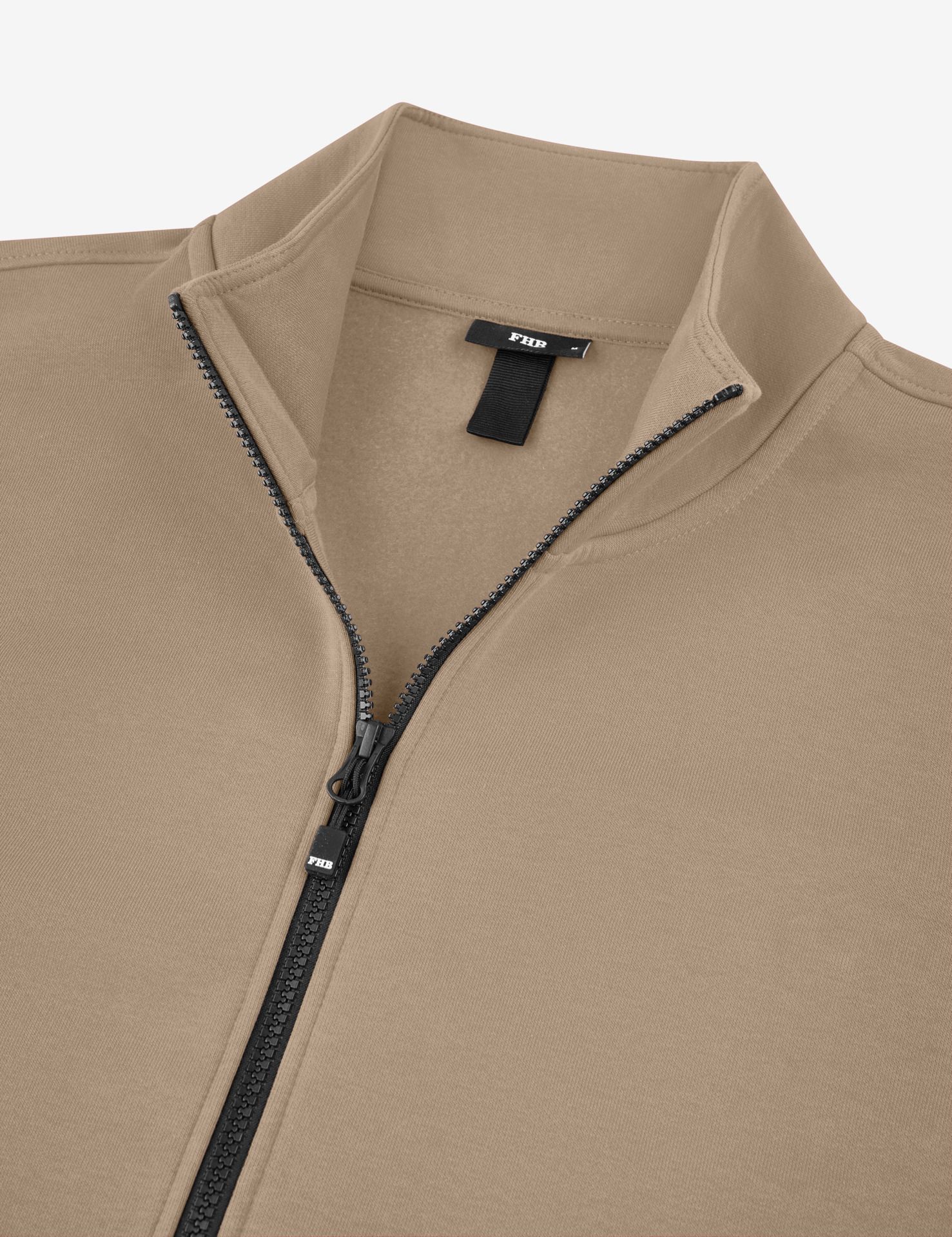 FHB Sweatjacke EUGEN beige - Gr. S