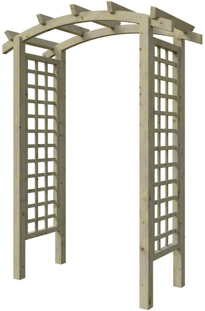 ROSE Bogenpergola ca. 160 x 220 x 62 cm, Durchgang ca. 114 cm kdi-grün