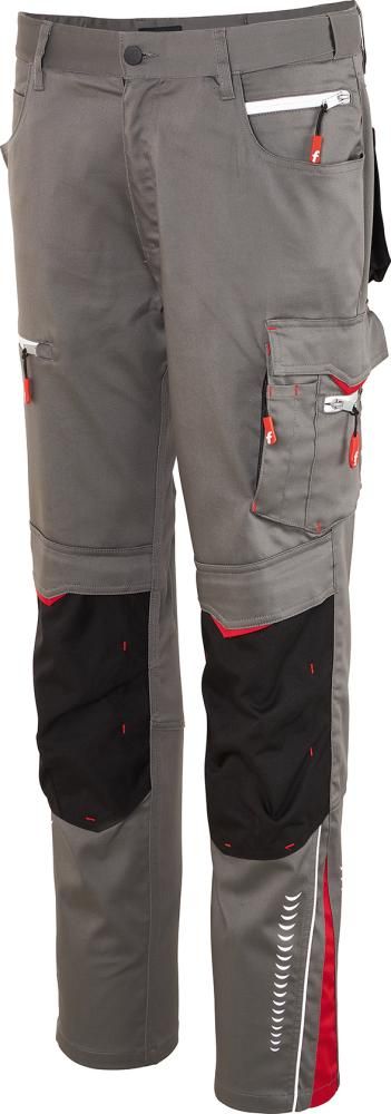 Herren-Bundhose Flex grau/schwarz/rot Gr. 25 FORTIS
