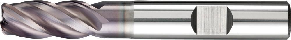 Torusfräser VHM HPC TiAlN UNI Z4 Schaft HB 35/38 Grad Werksnorm 4mm ER0,25mm FORMAT