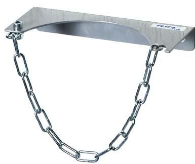 Stahlfl.-Wandhalterg 1 Stahlfl. Ø 140mm