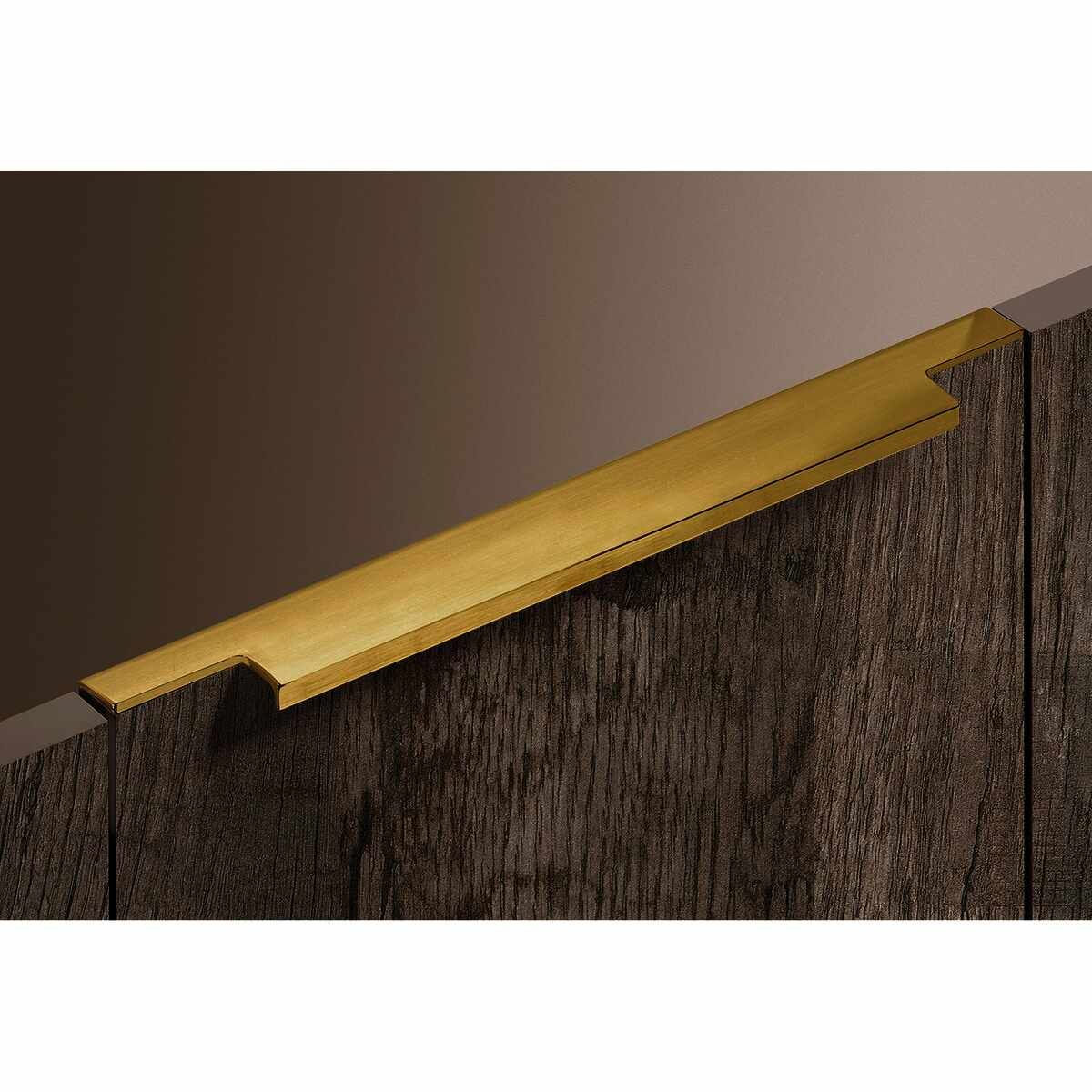 Griffleiste Lamezia, L 1195 mm, B 39 mm, Gold Opti