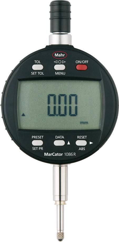 Dig.-Messuhr IP42 MahrCator 1086 R 0,01/12,5 mm mit Daten MAHR