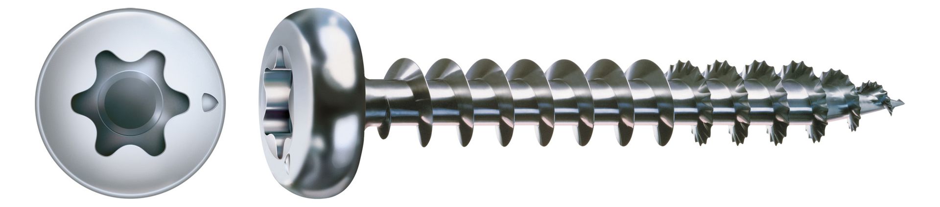 SPAX Universalschraube, Halbrundkopf