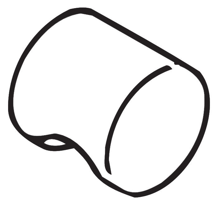 HEWI Möbelknopf, Farbe: 99/weiß