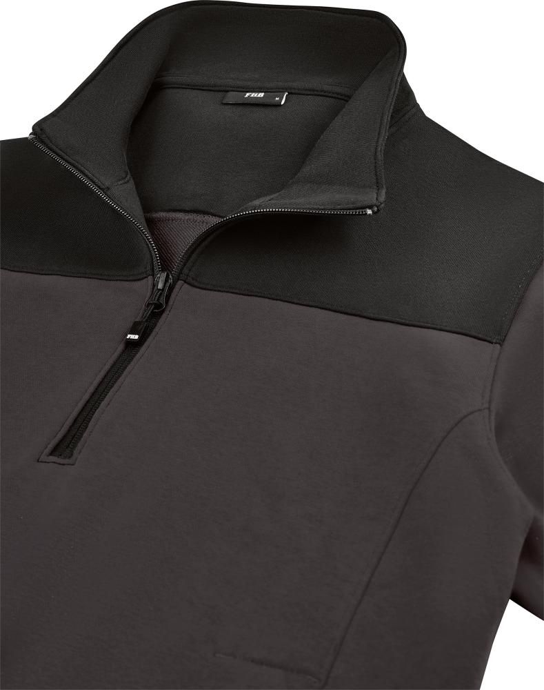 Sweatshirt Rob, anthrazit-schwarz, Gr. 2XL