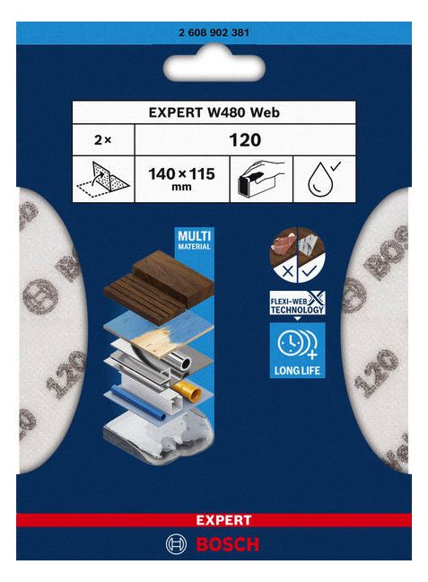 BOSCH Handschleifblatt