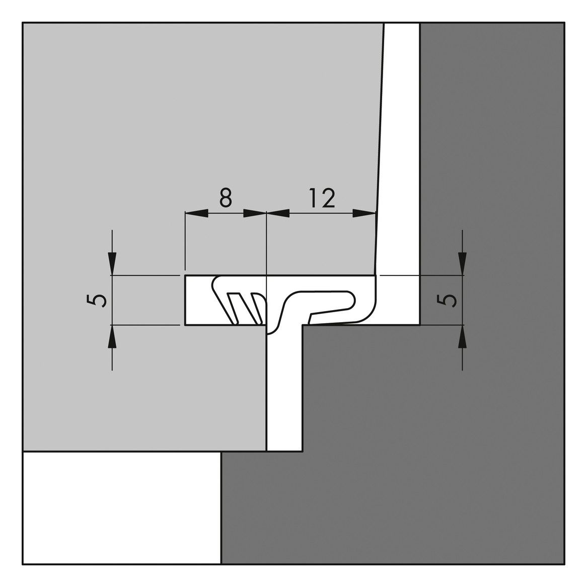 ELTON Flügelfalzdichtung DIY
