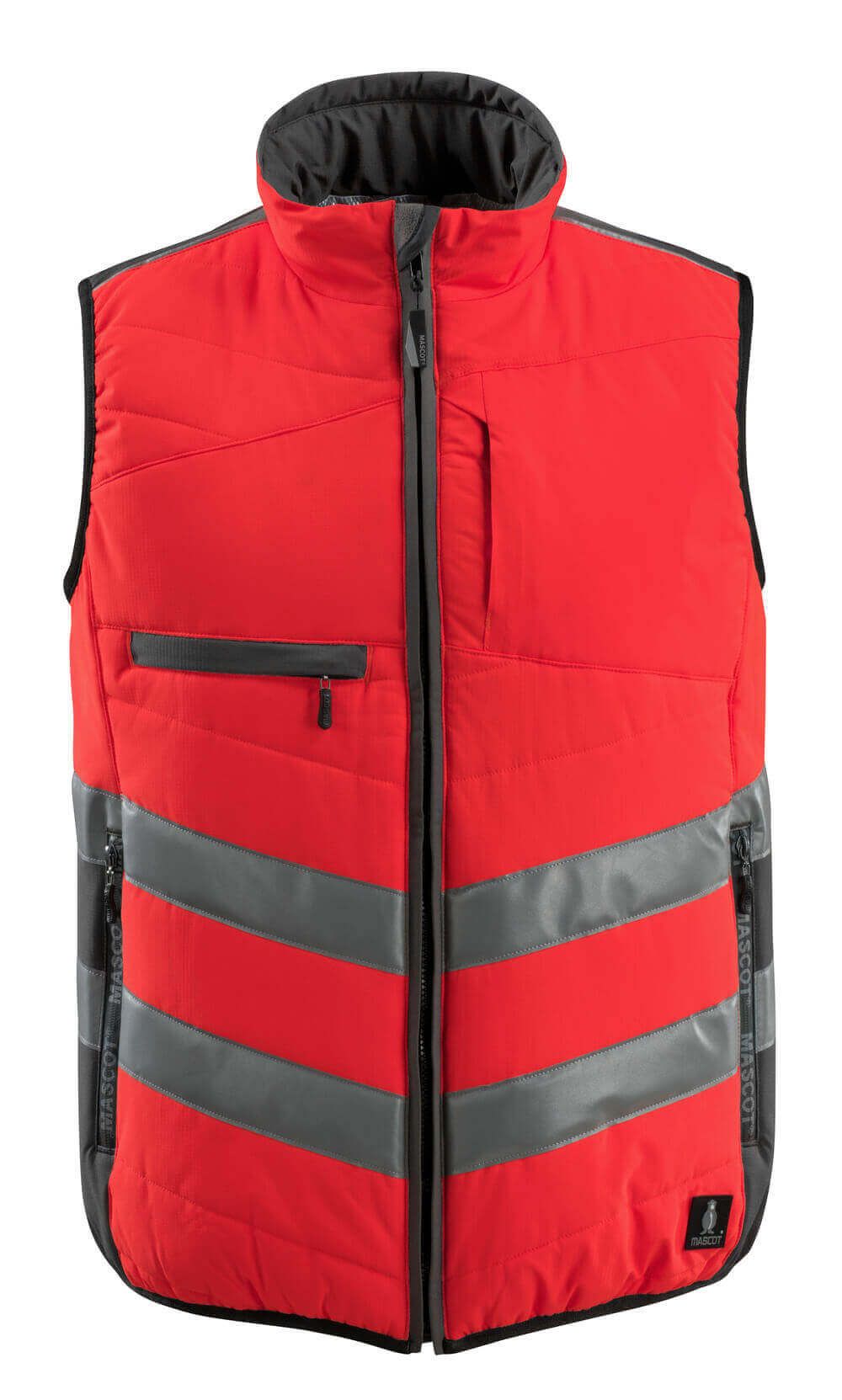 Winterweste MASCOT® Grimsby Hi-vis Rot/Dunkelanthrazit, 4XL
