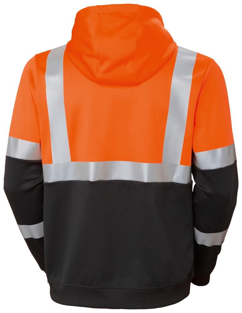 Warn-Hoodie, orange, Gr.L