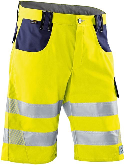 Shorts PSA 2, warngelb/dunkelblau, Gr.48 REFLECTIQ