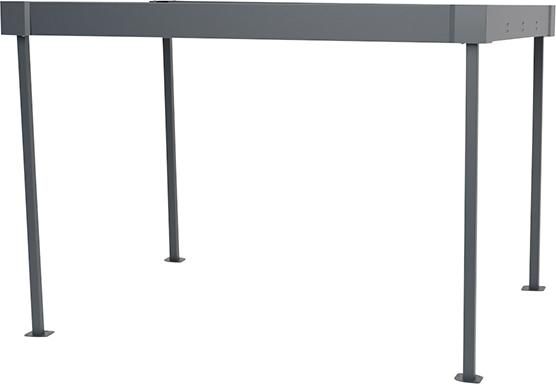 Überdachung CLEVERPARK B2455 x T2245 x H2200 mm Grundmodul einfach