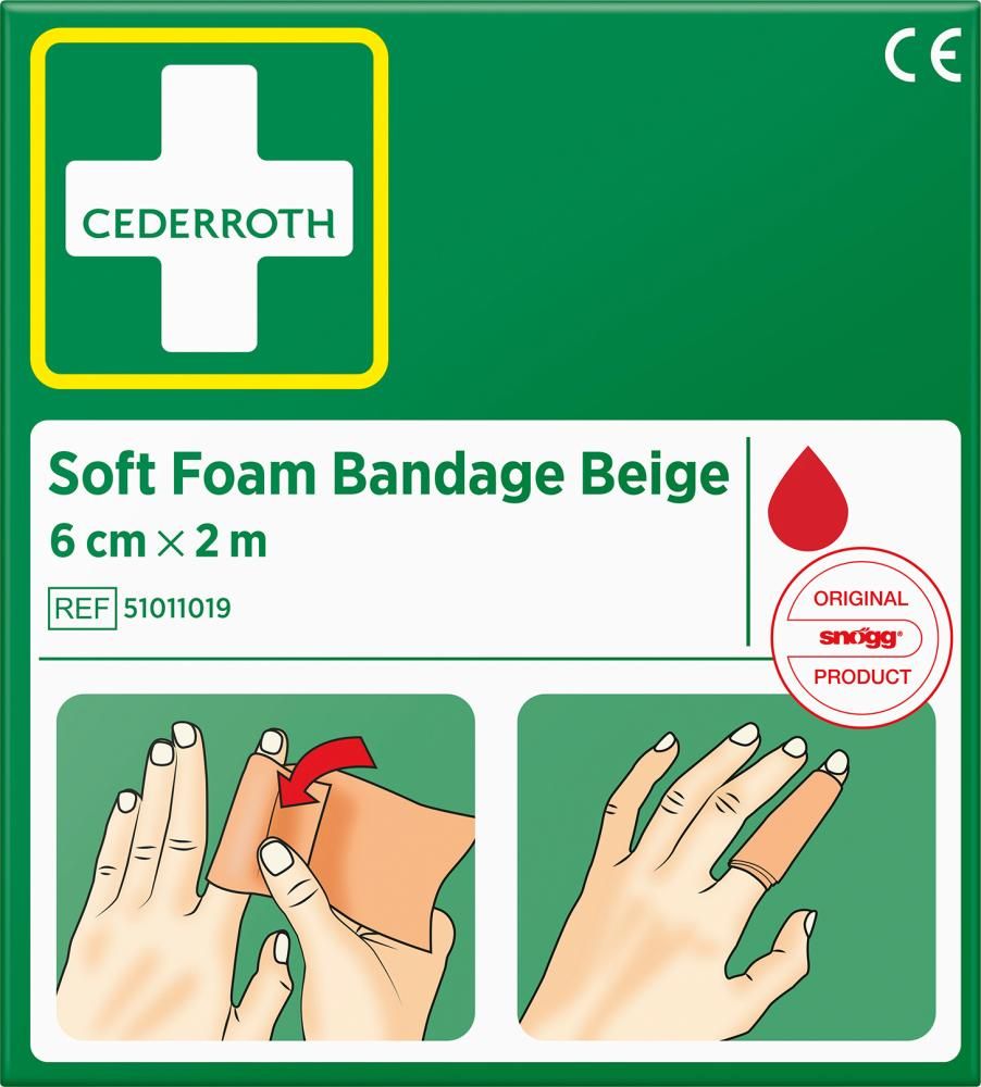 Schaumbandage 6cm x 2m