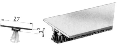 DBS-Türbodendichtung Nr.0307091 Alu 100 cm