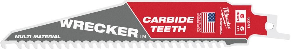 Säbelsägeblatt WRECKER HM-bestückt 150 x 4,2 mm (6 TPI)