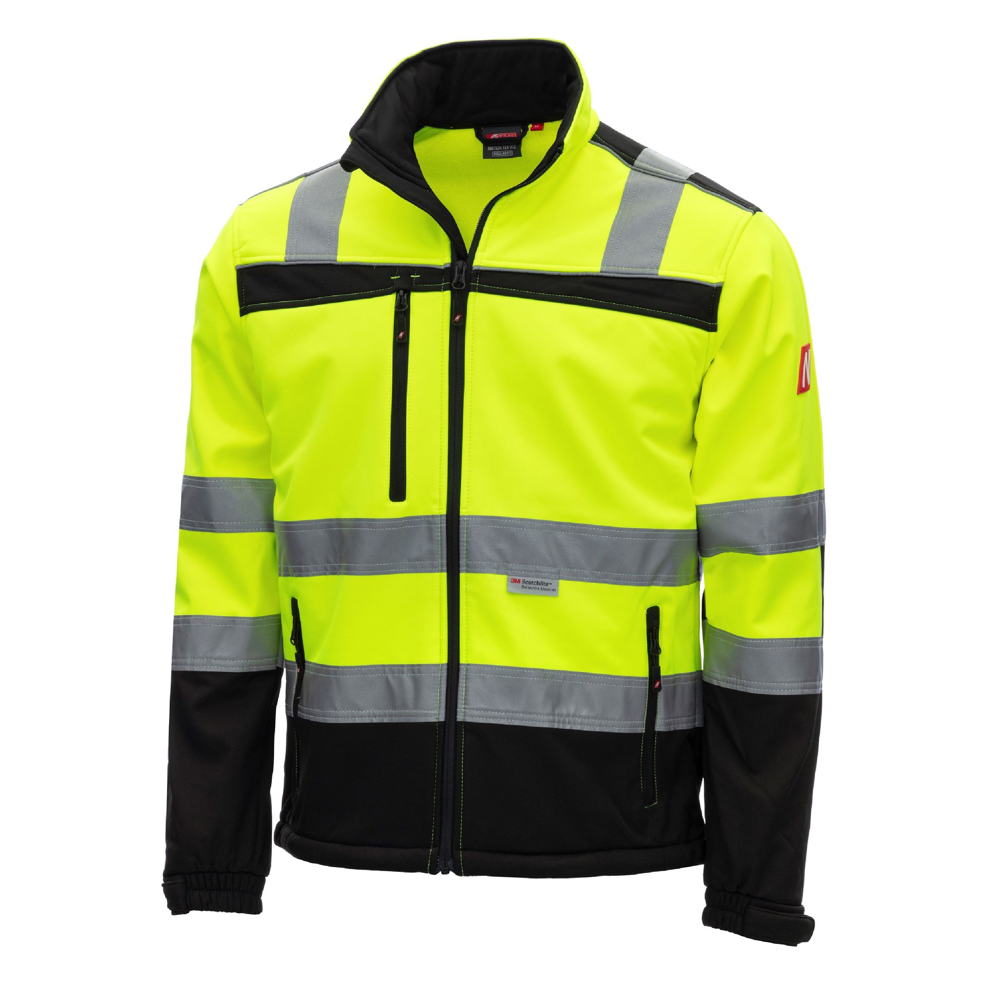 NITRAS MOTION TEX VIZ, Warn-Softshelljacke 7171