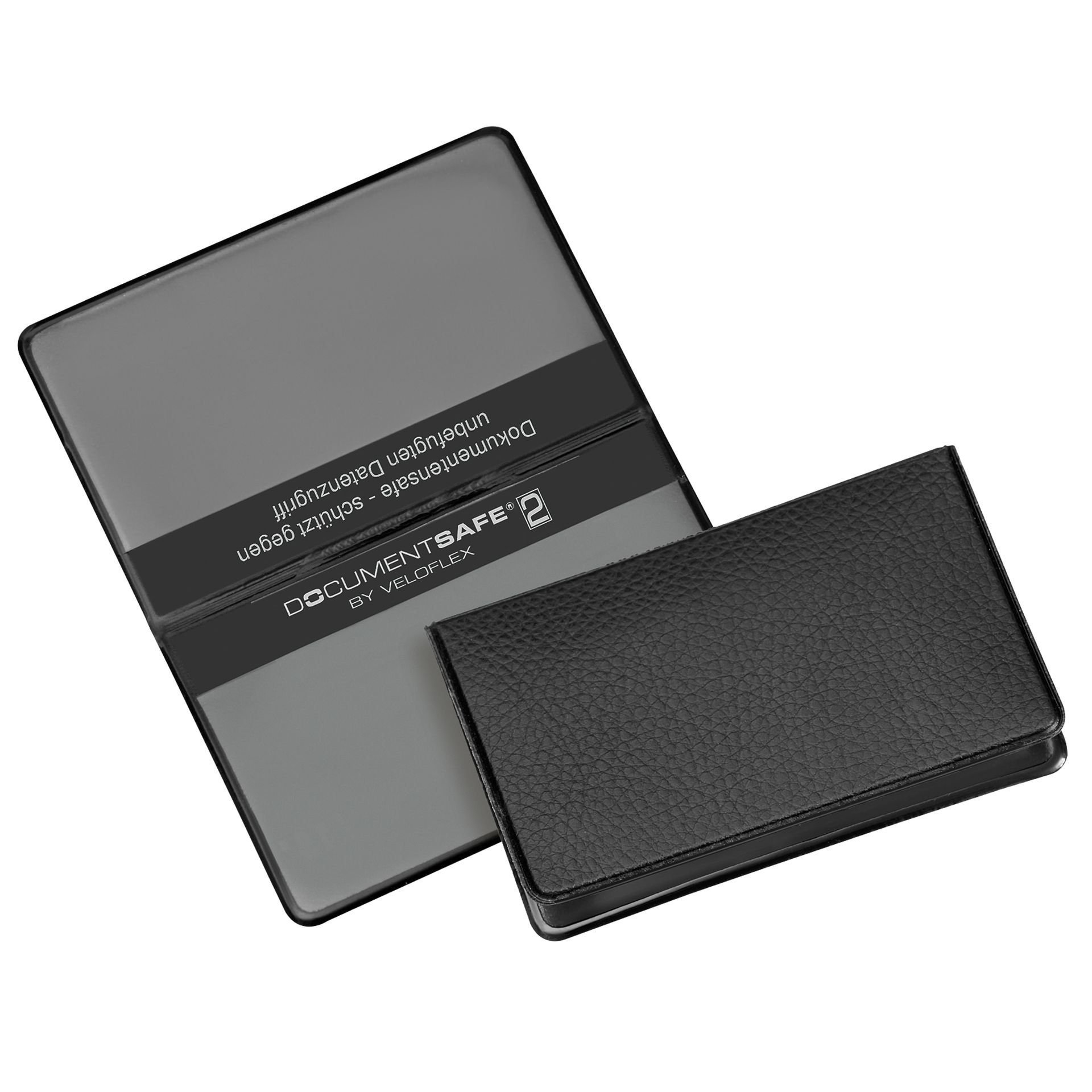 Kartenhülle Documentsafe 93x59mm PVC schwarz