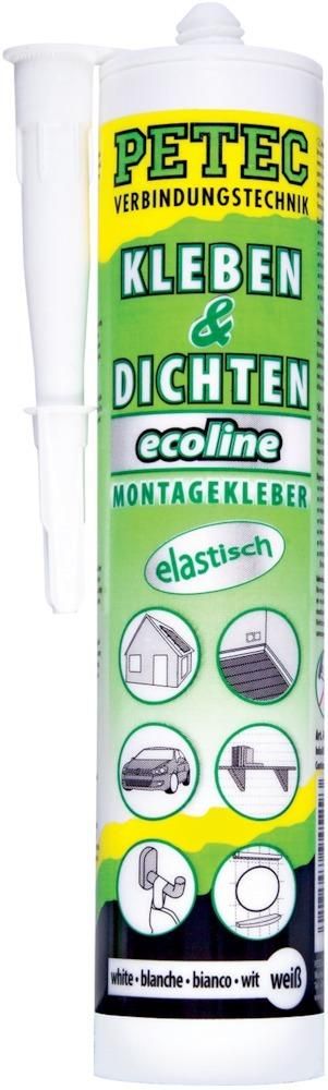 Kleben + Dichten Ecoline 290 ml, weiss