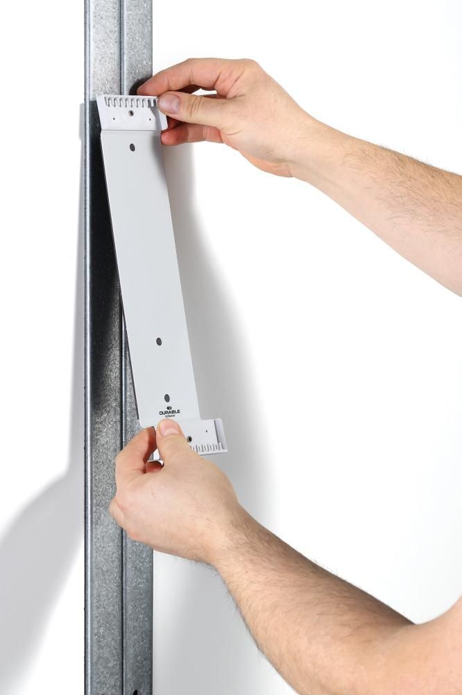 Sichttafelsystem magnetischer Wandhalter 10 Sichttafeln A4.