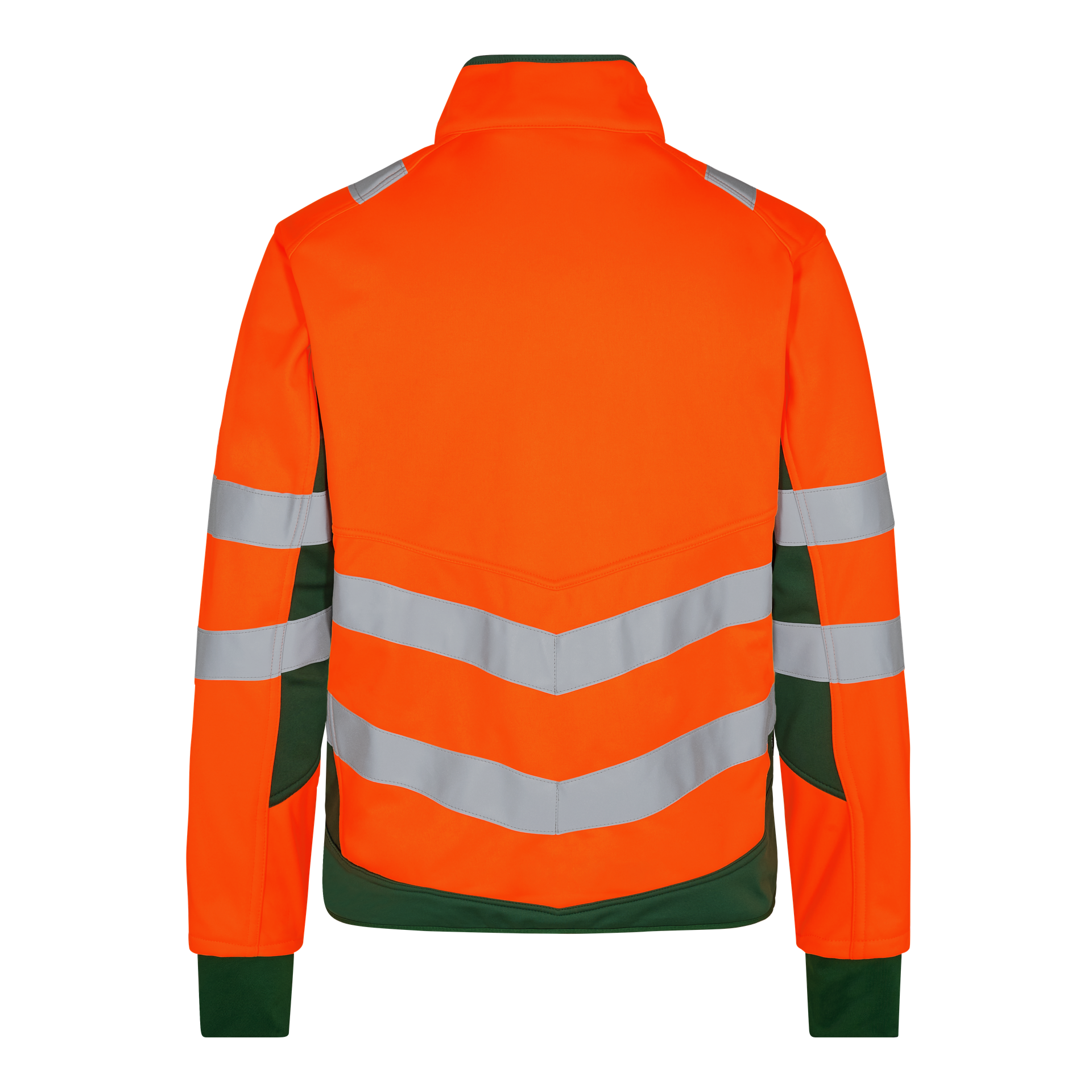 Safety Softshelljacke Orange/Grün, Gr. M
