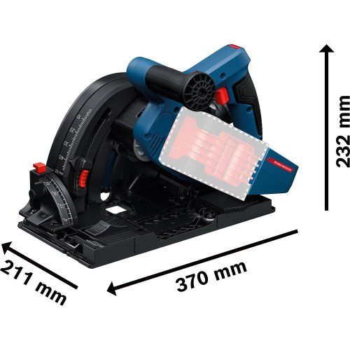 Akku-EXPERT-Tauchsäge EXKT18V-52G ohne Akku ohne Ladegerät L-Boxx