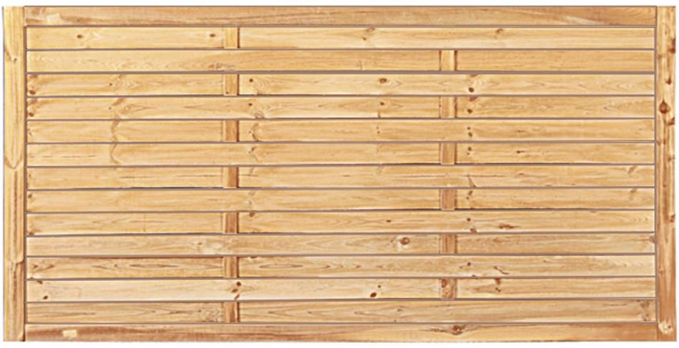 Lamellenzaun 180 x 90 cm Rahmen 34/54 mm, kdi grün