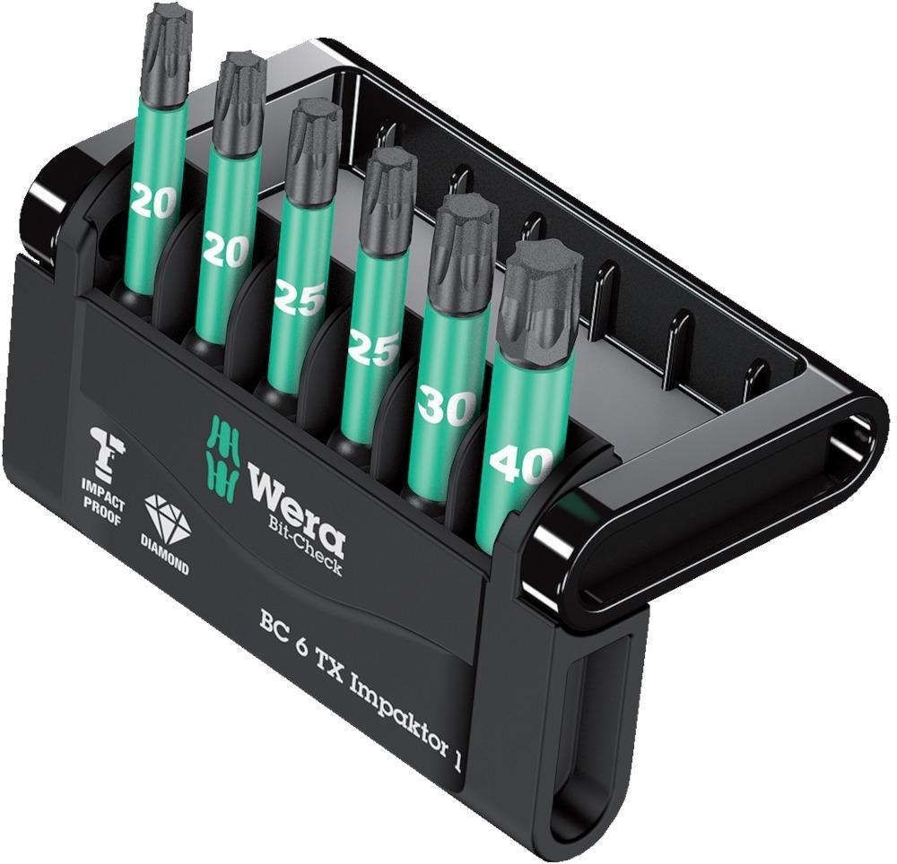Bit-Satz Bit-Check 6 TX Impaktor 1 Wera