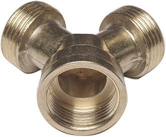 Zwei-Wege-Verteiler AG/IG 3/4" Messing