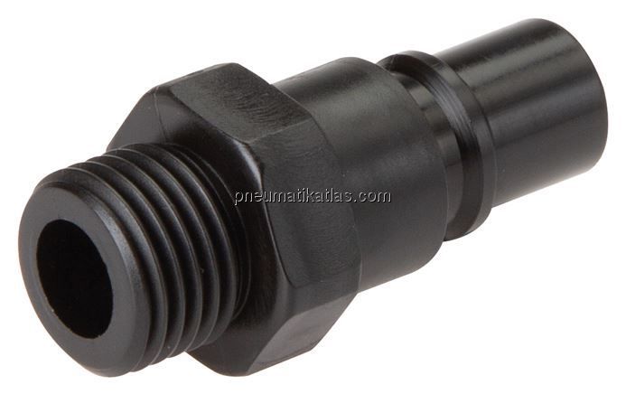 Kupplungsstecker (NW7,2) G 1/4", POM offen