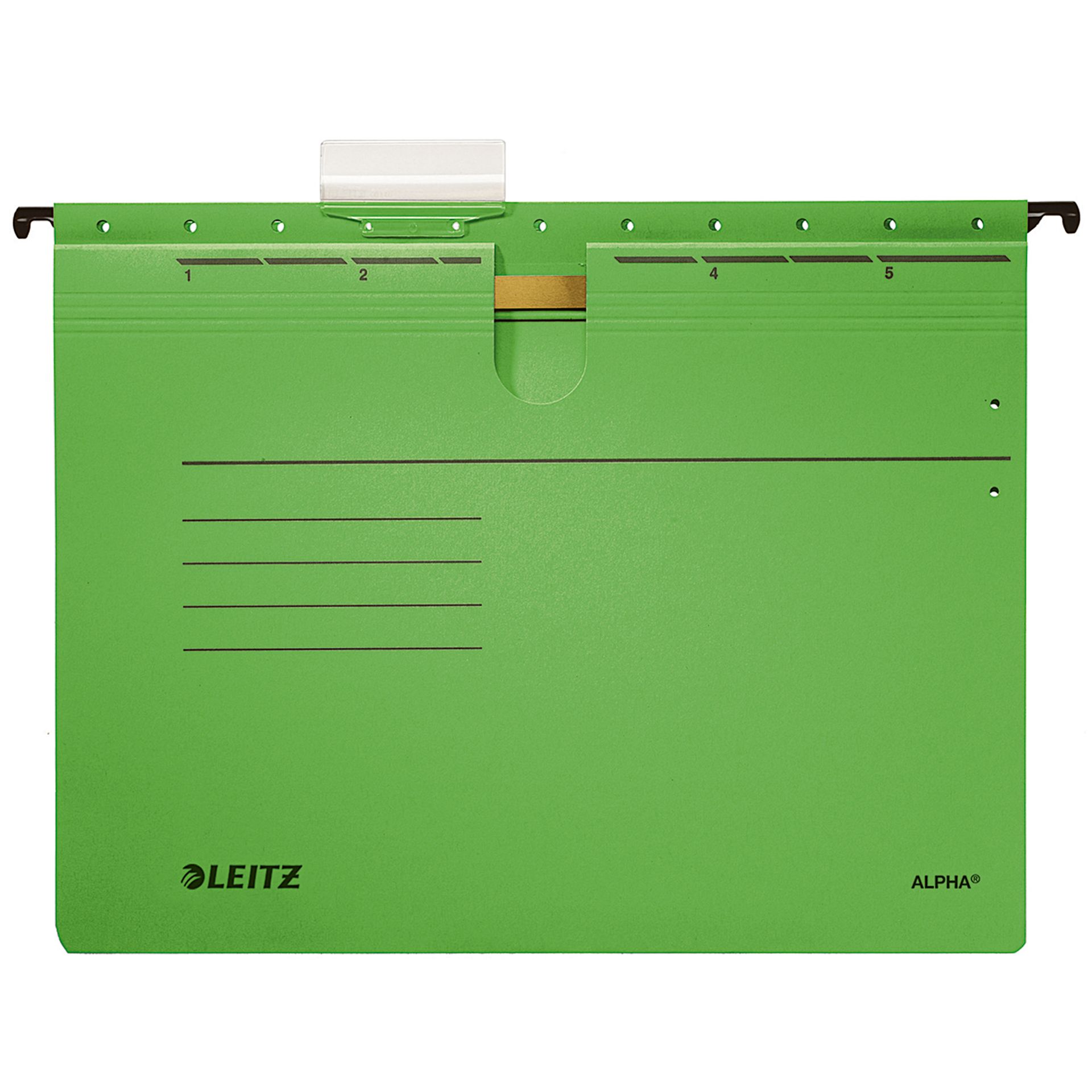 Hängehefter ALPHA A4 kfm. Heftung grün 25 St./Pack.