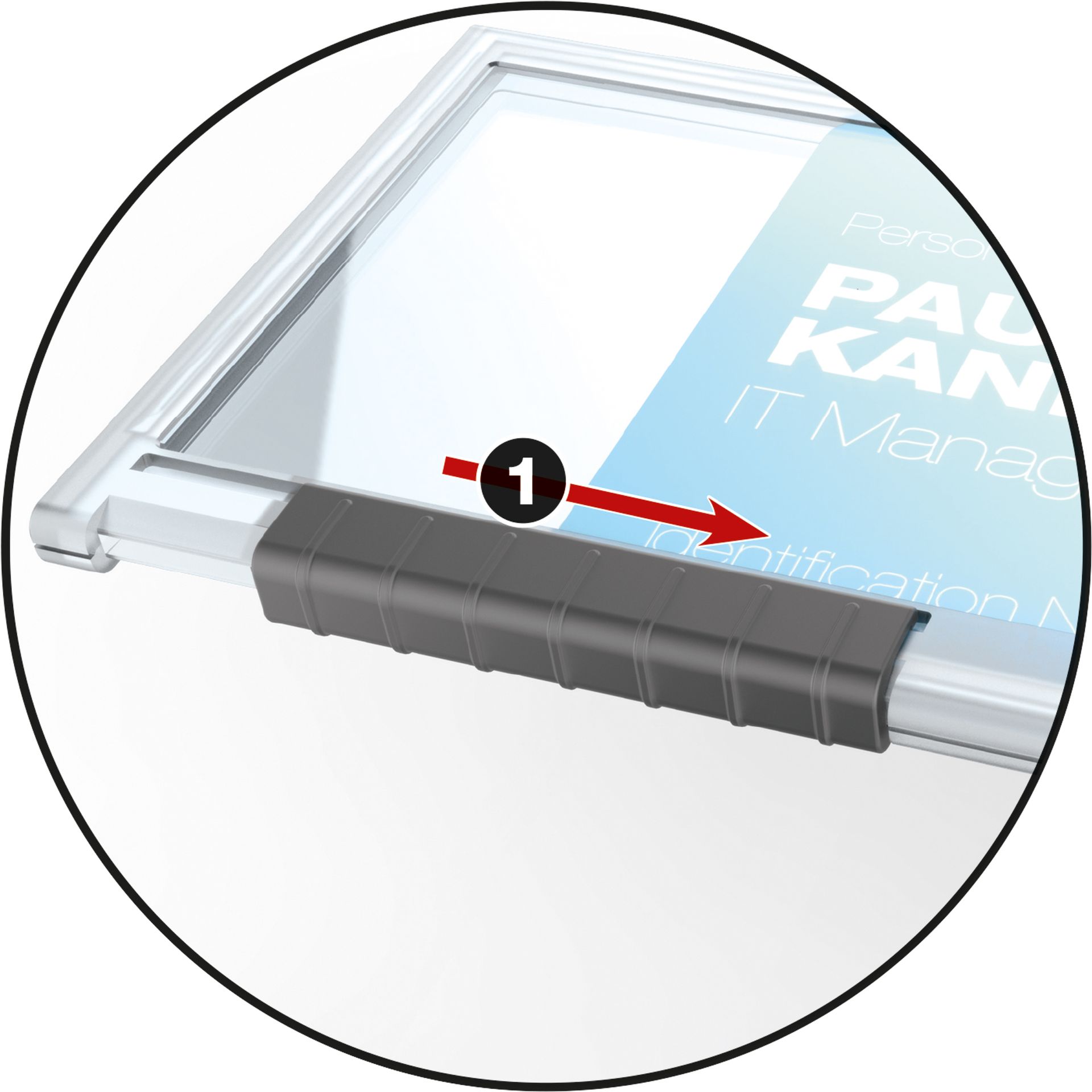 Kartenhalter PUSHBOX MONO 10 St./Pack.