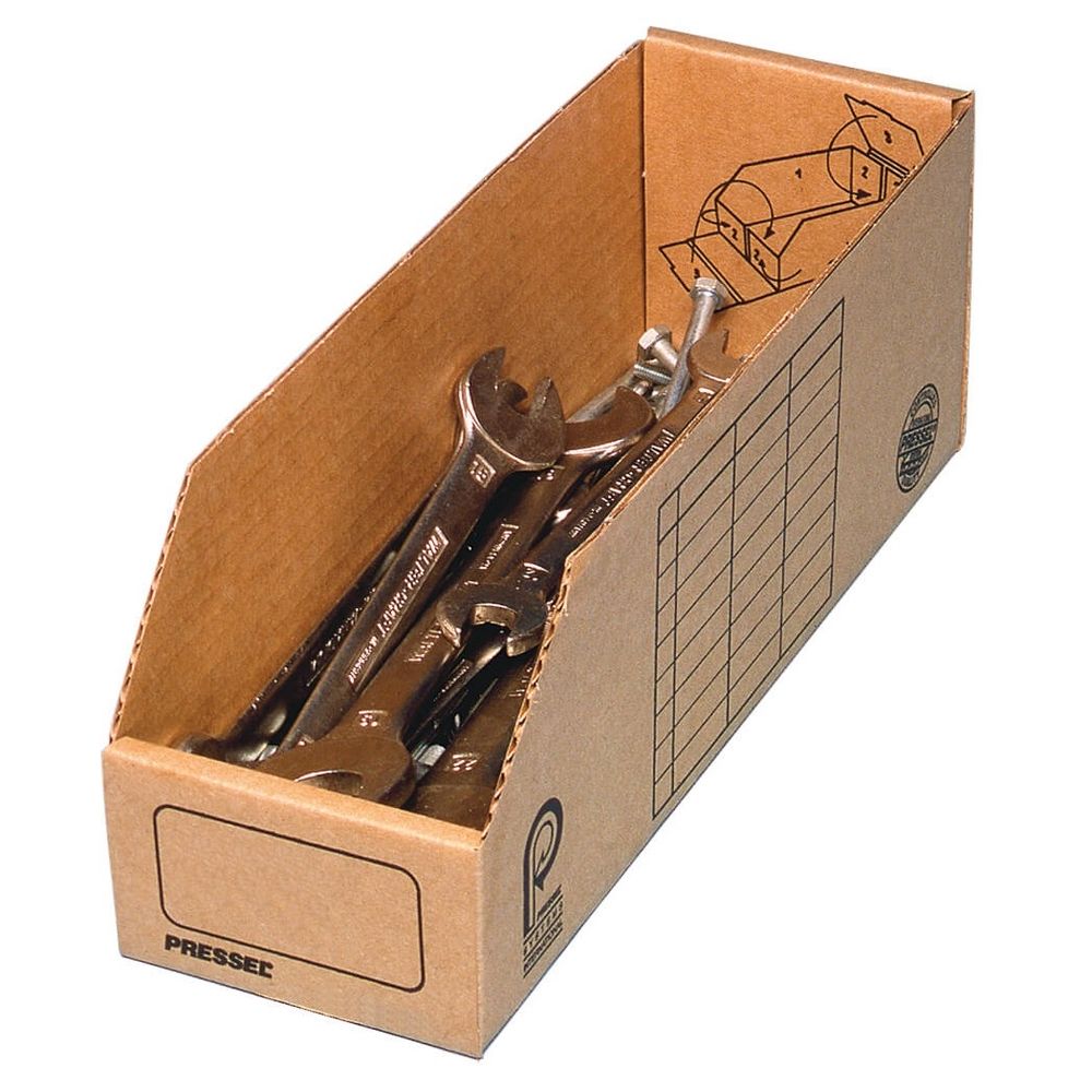 Karton-Lagersichtboxen, 1-wellig