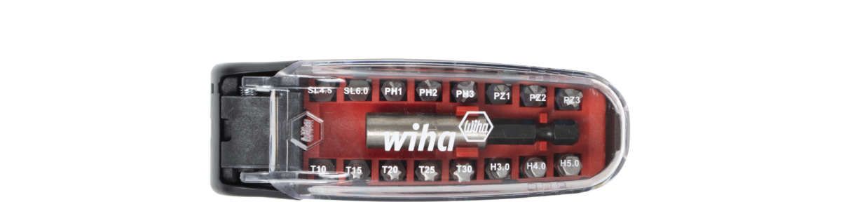Wiha Bit Set CroCo gemischt 1/4" 17-tlg. in Box (35565)
