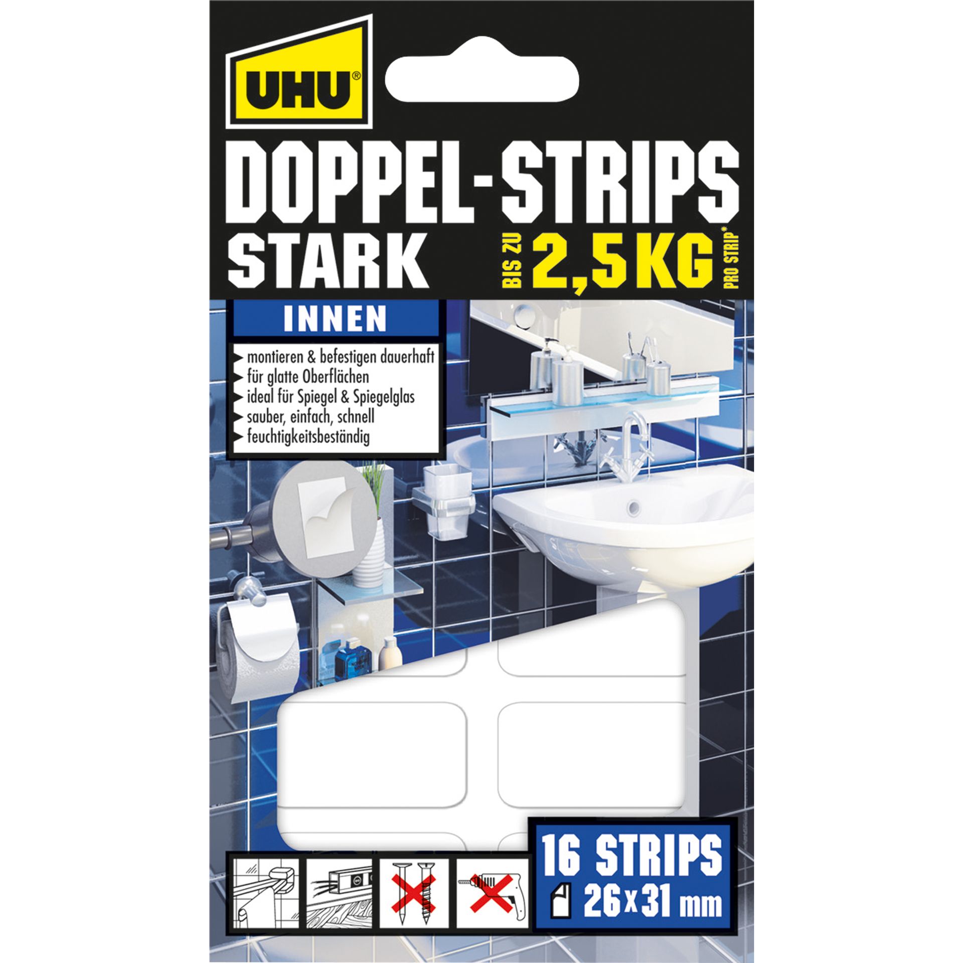 Doppelstrips stark 16 St./Pack