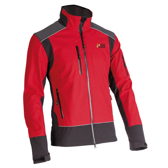 PSS X-treme Softshelljacke Shell rot/grau - Gr. L