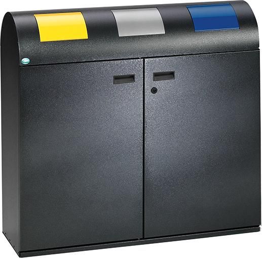 Wertstoffsammelstation WS 100R antik-silber