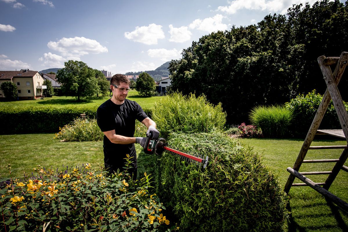 Akku-Heckenschere solo HS 18 LTX 45 Metabo ohne Akku ohne Ladegerät Karton