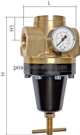 Hochdruck-Druckregler G 3/8" 0,5 - 12 bar